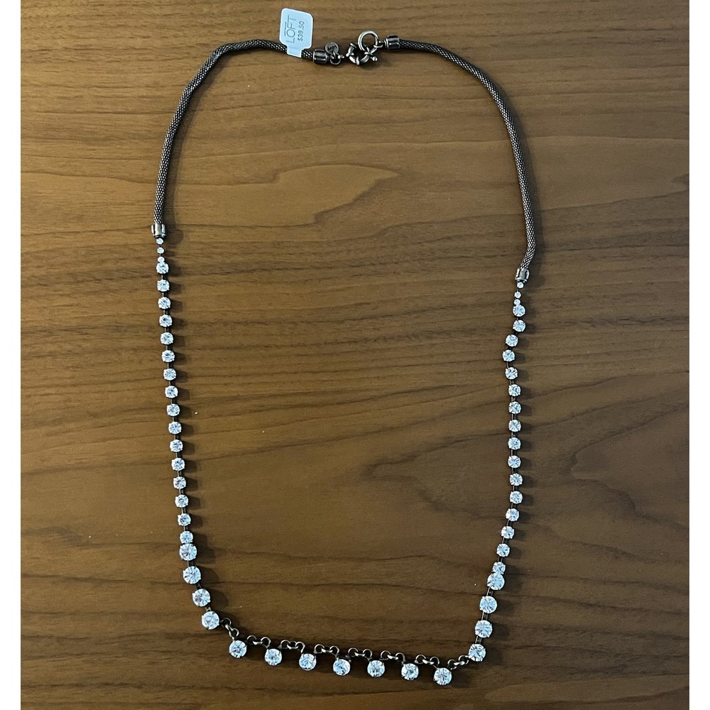 Gorgeous‎ NWT Loft Crystal Imitation Necklace Retail $39